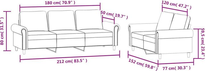Immagine prodotto vidaXL Set da salotto da giardino da 10 pezzi con cuscini (Set di tappezzerie)