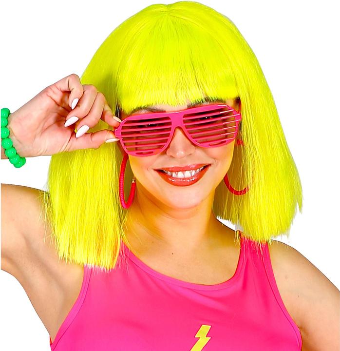 Produktbild Widmann 80er Jahre - Atzenbrille Neon