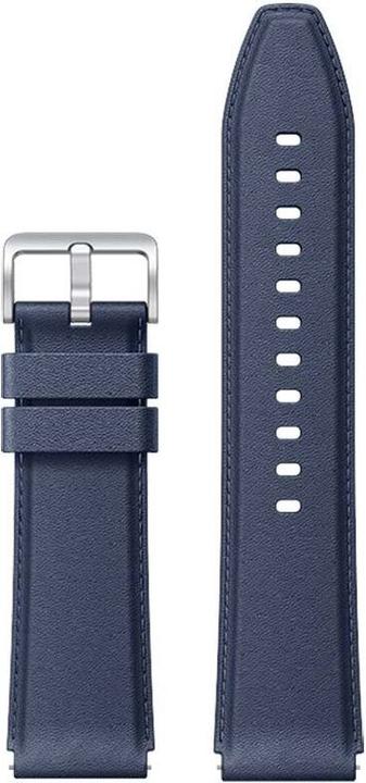 Produktbild Xiaomi Watch S1 Strap (Leather), Blue (Edelstahl, Kalbsleder, Xiaomi Watch S1)