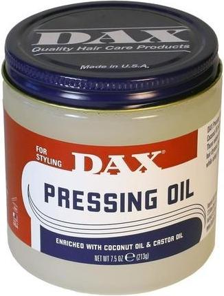 Actual product image DAX Pressing Oil 7.5oz Jar (Hair pomade, 213 ml)
