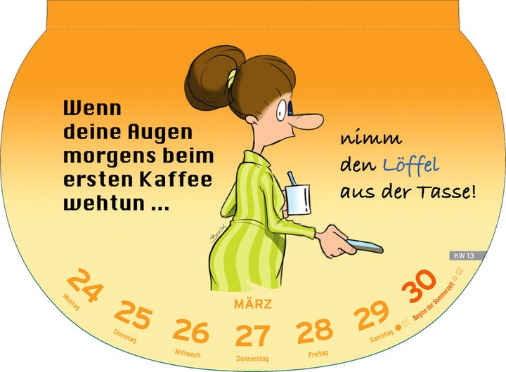 Immagine prodotto Heye Calendario illustrato Dumme Sprüche (21 x 29 cm, Copertina rigida, Tedesco)