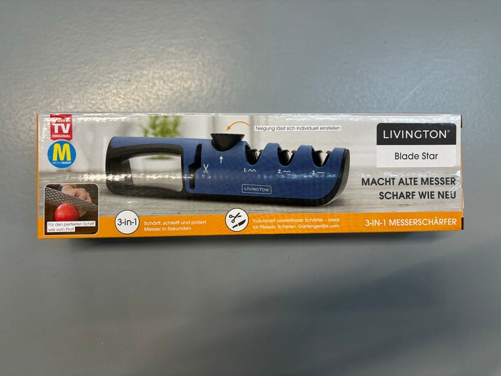 Actual product image Livington Knife sharpener