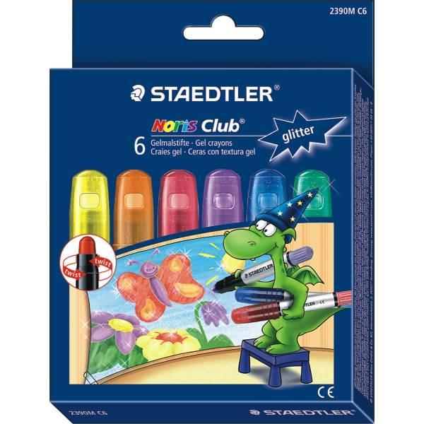 Produktbild Staedtler Noris Club Gelmalstifte metallic 6er (Farbig sortiert, 6 x)