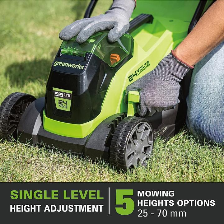 Immagine prodotto Greenworks gd24lm33K4 (Batteria ricaricabile)