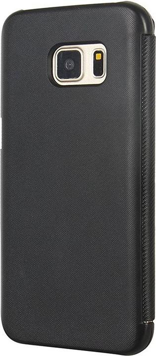 Produktbild König Design Flip Cover Schutzhülle Case Handyhülle Bookstyle für Samsung Galaxy S7 Schwarz (Samsung Galaxy S7)