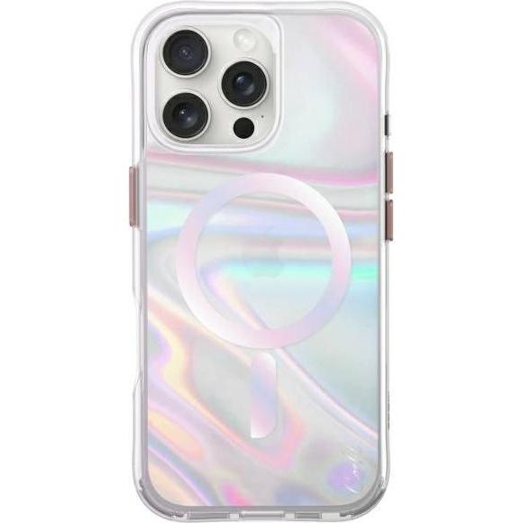 Uniq etui Coehl Savon iPhone 16 Pro 6.3" Magnetic Charging bubble prism (Apple iPhone 16 Pro), Smartphone Hülle, Transpa...