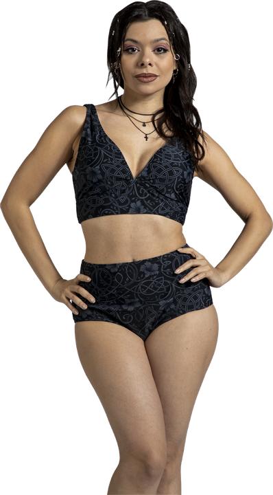 Immagine prodotto Black Premium Rooted in Reverence cropped Bikini-Top (S)