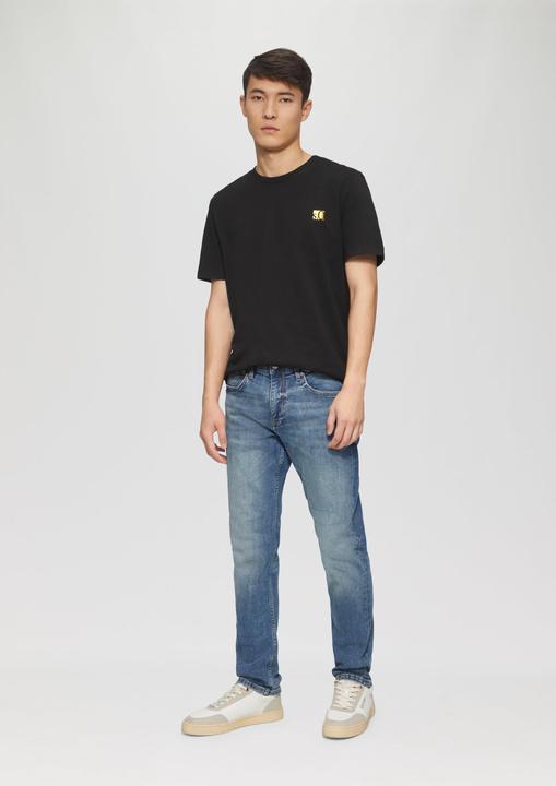 Produktbild s.Oliver T-Shirt T-Shirt mit Gold- oder Silber-Print (L)