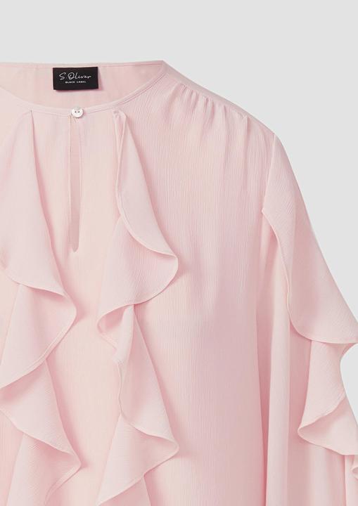 Immagine prodotto s.Oliver Bluse Leichte Volant-Bluse mit Viskose-Futter (46)