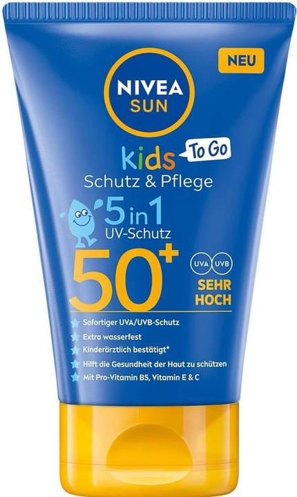 Produktbild NIVEA Mixpack Kids Sensitive Protect Spray LSF 50 + Kids To Go (Sonnenspray, SPF 50+, 250 ml)