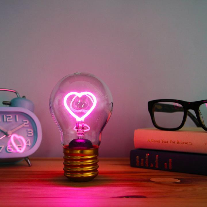 Actual product image Suck UK Light bulb heart