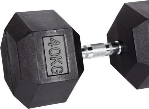 Actual product image Fitcom Hex Dumbbell 40 kg (1 x 40 kg)