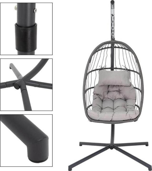 Immagine prodotto Ambiance Technology Sedia sospesa (136 kg)