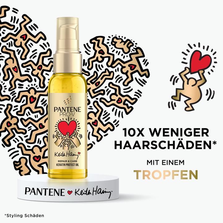 Immagine prodotto Pantene Pro-V Keith Haring Keratin Protect Oil 100 ml Haaröl (100 ml)