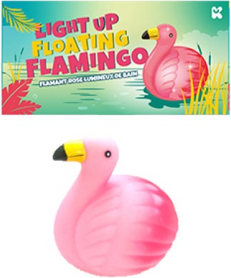 Actual product image Roost Floating Flamingo NV511 6x4.5x5.5cm, glowing