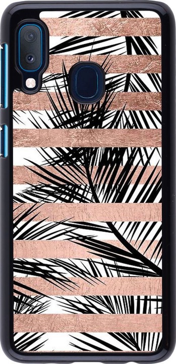 Produktbild PhoneLook Hülle Palm trees gold stripes (Samsung Galaxy A20e)
