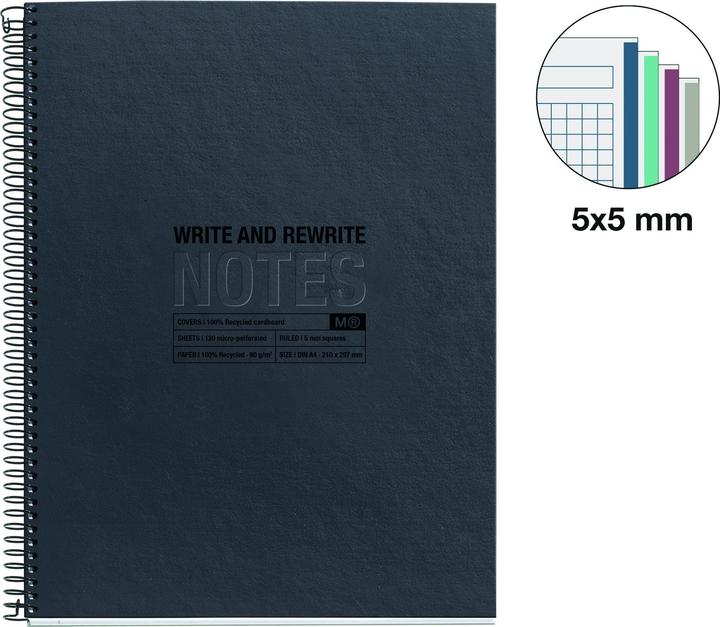 Produktbild Miquelrius Message Notebook (A4, Kariert, Harter Einband)