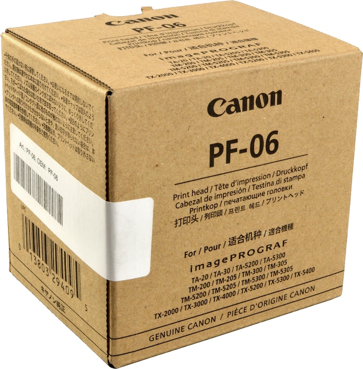 Actual product image Canon Pf-06