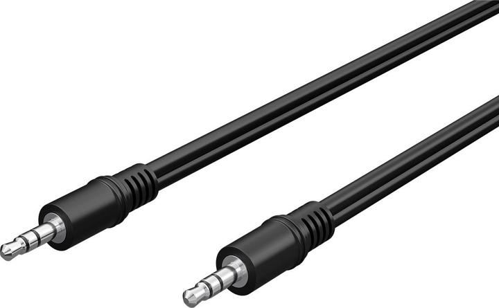 Actual product image Goobay Audio connection cable AUX, 3.5 mm stereo, flat cable (5 m, 3.5mm jack (AUX))