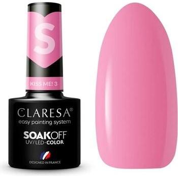 Claresa, Nagellack, Kiss Me! UV-Nagellack 5ml - 3er-Pack (Rosa, UV-Gel Lack)