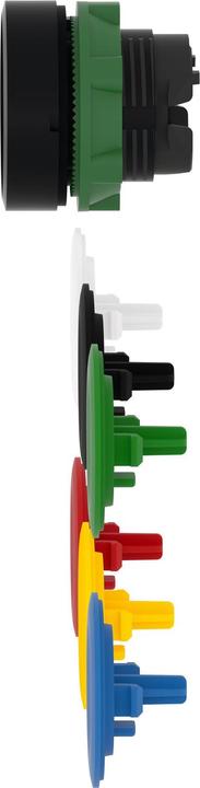 Image du produit Schneider Electric PB Head Flush 5colour Caps
