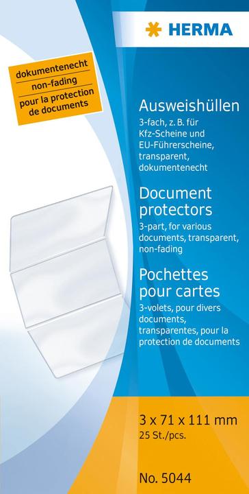 Image du produit HERMA Pochette pour carte d'identité PP 71x111mm (A6, 1 x)