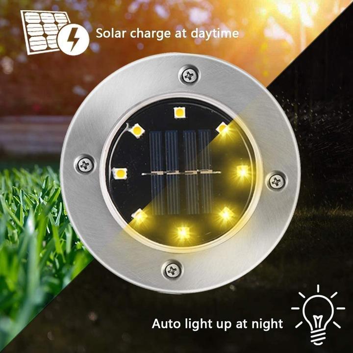Actual product image Lumina Swiss Set 8x LED Solar Ground Lights (50 lm, IP65)