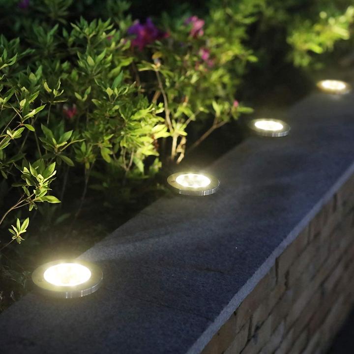 Actual product image Lumina Swiss Set 8x LED Solar Ground Lights (50 lm, IP65)