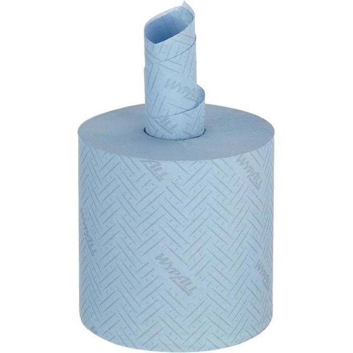 Wypall Putztuch L10 7407 L380xB183ca. mm blau 1-lagig, perforiert, RCS, Reinigungsutensil, Blau
