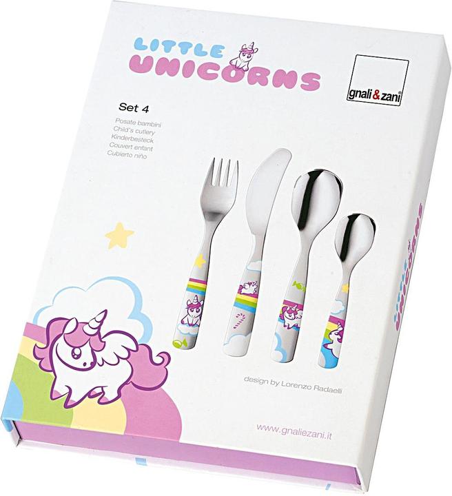 Produktbild Profino Kinderbesteck Einhorn 4teilig