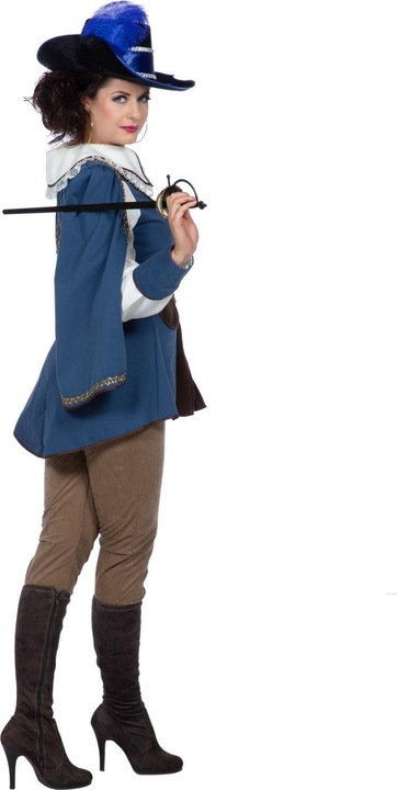 Actual product image Metamorph Blaues Musketier Kostüm für Frauen (44)