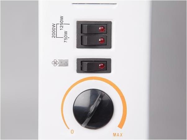 Produktbild Perel KONVEKTOR - 2000 W - TURBO-FUNKTION (2000 W)