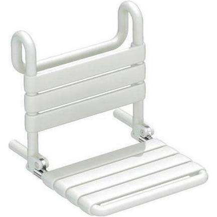 Hewi, Badewannensitz + Duschhocker, Einhängesitz SERIE 801 448x393x504mm, klappbar reinweiss (150 kg)