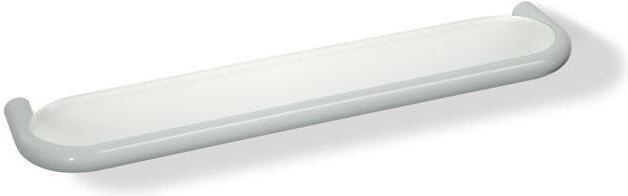 Hewi SERIES 477 legplank mat wit glazen blad antracietgrijs