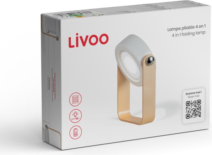 Produktbild Livoo Faltbare Lampe 4 in 1