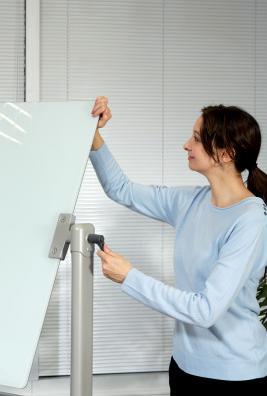Produktbild Nobo Glastafel Diamond mobil (120 x 90 cm)