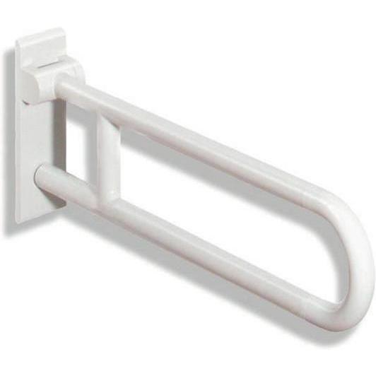 Hewi, Spiegel, Stützklappgriff SERIE 801 drehbar, d= 33mm 600mm reinweiss