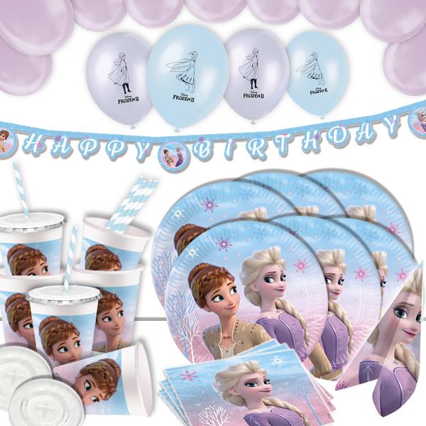 Produktbild Magni Procos 94059 - Trinkhalm Frozen 2 Wind Spirit, 4 Stück FSC® Mix, aus Papier, Geburtstag, Mottoparty (4 x)
