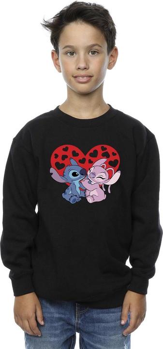 Actual product image Disney Boys Lilo & Stitch Hearts Sweatshirt (152, 158)