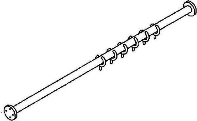 Produktbild Hewi Vorhangstange SERIE 801 1000mm, d= 33mm aquablau