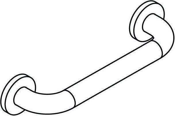 Produktbild Hewi Haltegriff SERIE 801 90mm tief d= 33mm Achsmass 300mm reinweiss