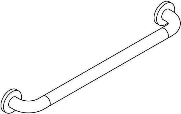 Immagine prodotto Hewi Portasciugamani SERIE 477 d= 33mm m Ros. d= 70 Dimensione asse 600mm sabbia