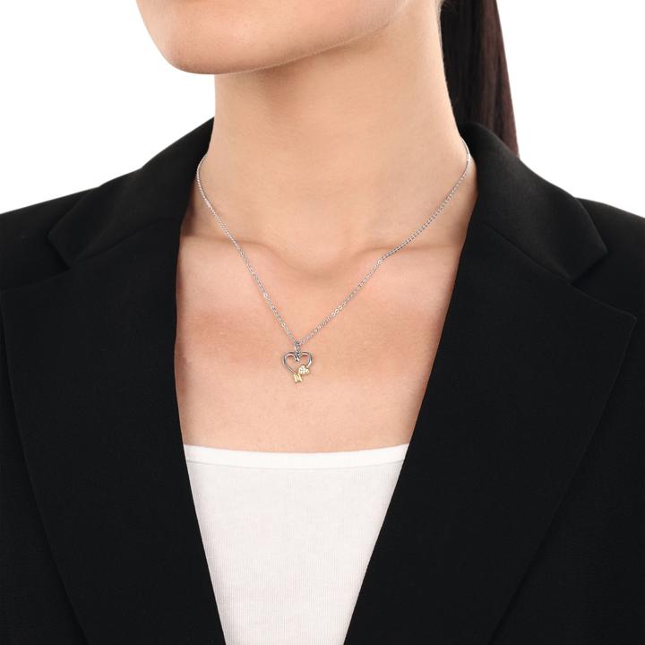 Image du produit Amor Pendentif pour femme, argent sterling 925, zirconium synth. | coeur (Argent 925)