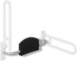 Actual product image Hewi Back support SERIES 801 for folding support handles pure white