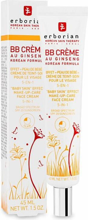 Image du produit Erborian KOREAN Therapy BB Crème au Gingseng Claire-45 ml (Clair)