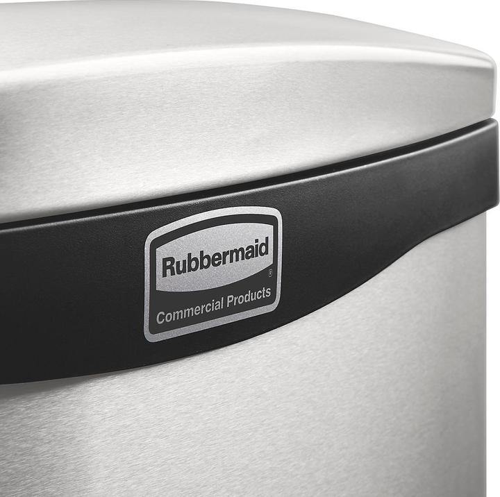 Actual product image Rubbermaid Stainless steel pedal bin (50 l)