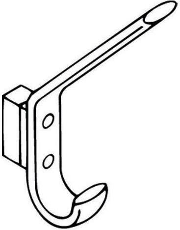 Productafbeelding Hewi Kapstokhaak SERIE 477 163 mm, met afstandhouder zand