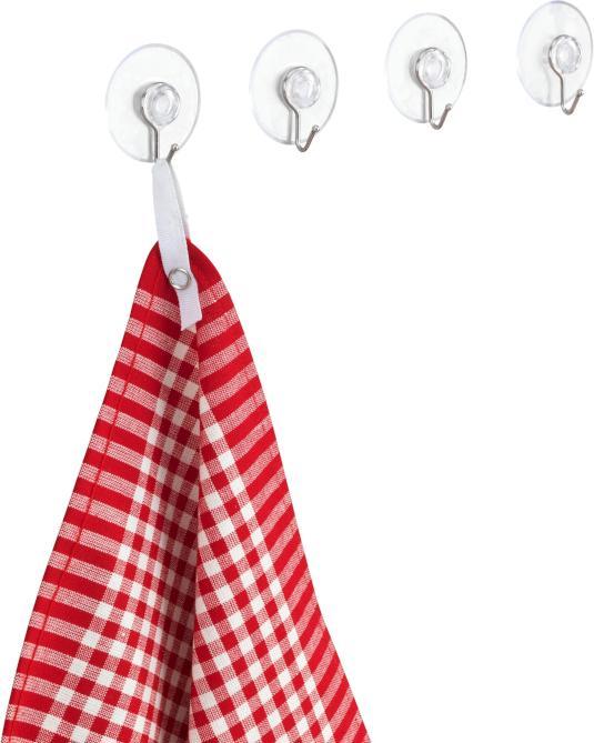 Produktbild Wenko Saughaken Nickel transparent