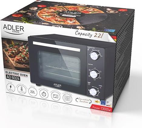 Image du produit Adler AD6024 - Four électrique 22L avec 5 modes de cuisson
