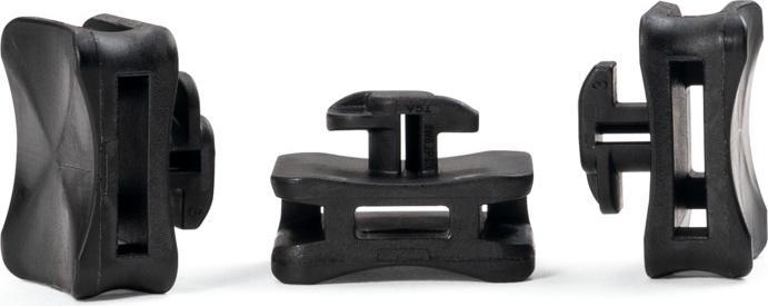 HellermannTyton ACFM8W6.2PT3-PA66/6HIRHS-BK Cable tie base Profile rail 151-03248heat-stabilisi (17.50 mm, 100 pcs.)